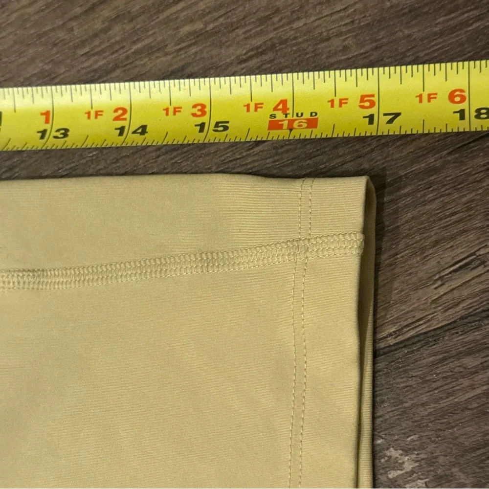 Good‎ American Women’s Yellow High-Waisted Biker Shorts Size S